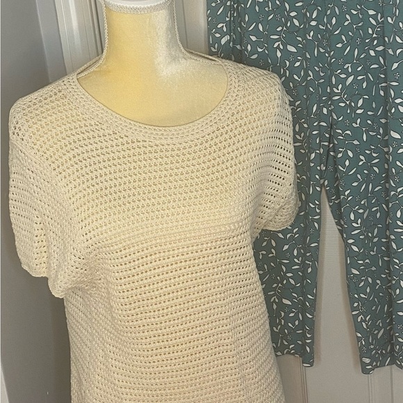 NWT Labds’ End high rise Capris in Teal Shadow Floral Leaf - Picture 6 of 6